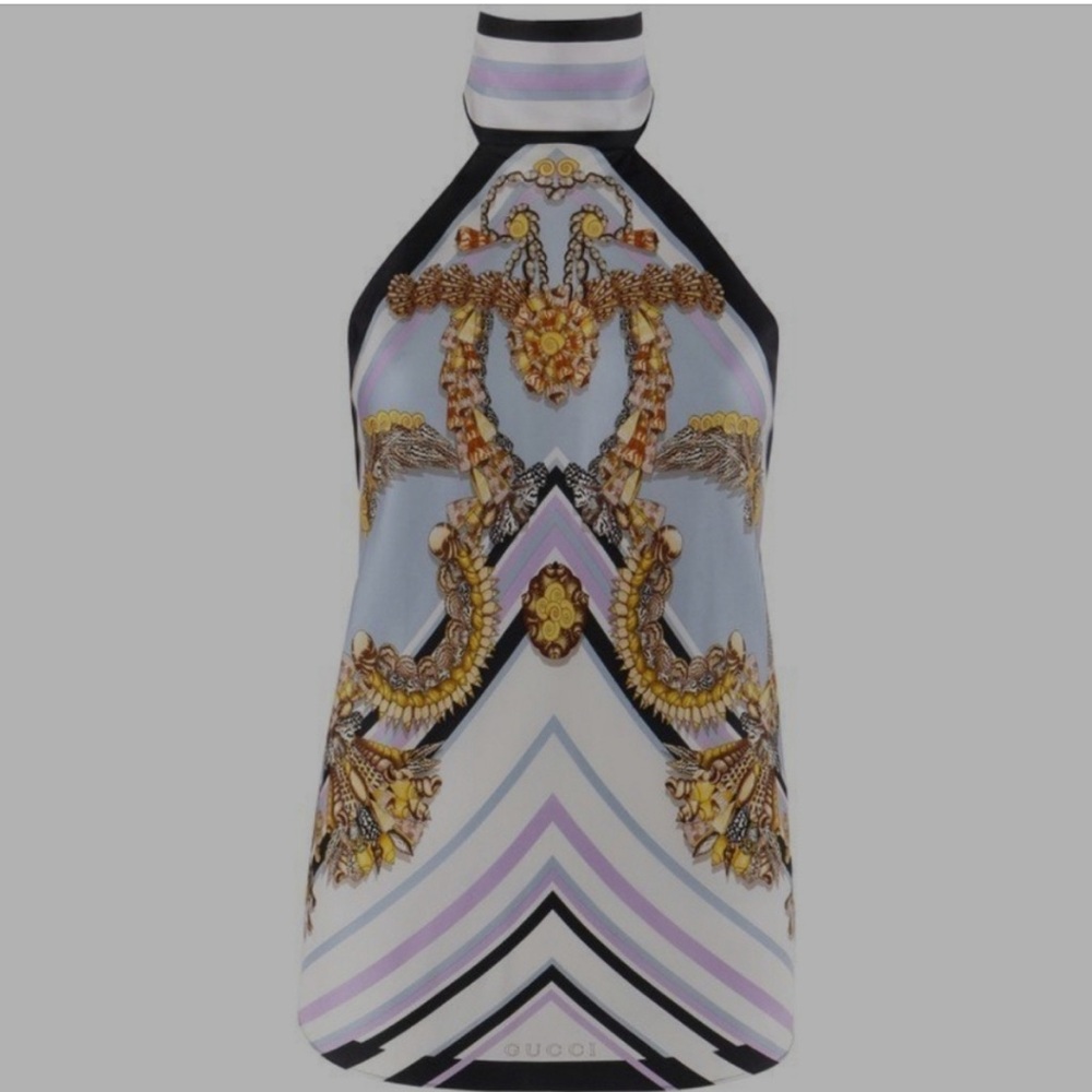 Gucci Halter Neck Blouse